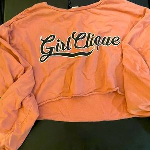 Long sleeve crop top